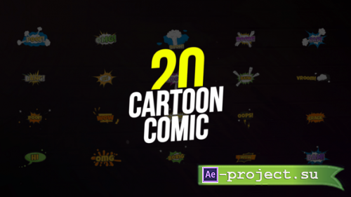 Videohive - Cartoon Comic Titles - 57865714 - Project for After Effects