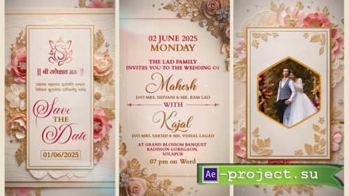 Videohive - Wedding Invitation After Effects - 57875370 - Project for After Effects