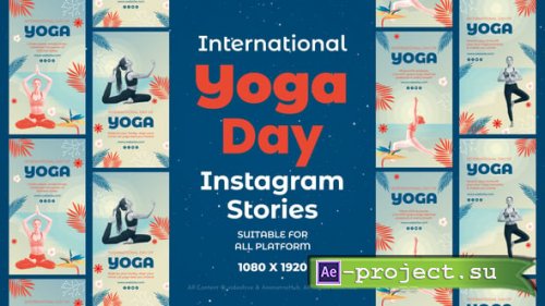 Videohive - International Yoga Day Instagram Stories - 57863099 - Project for After Effects