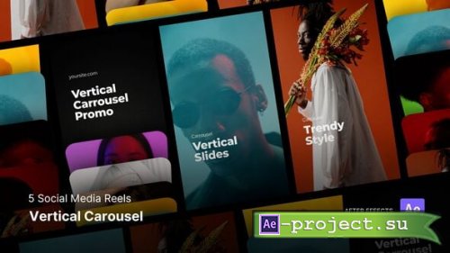 Videohive - Social Media Reels - Vertical Carousel After Effects Template - 57860589 - Project for After Effects