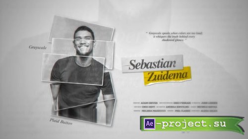 Videohive - Folded Split Portrait Titles - 57862660 - Project for After Effects