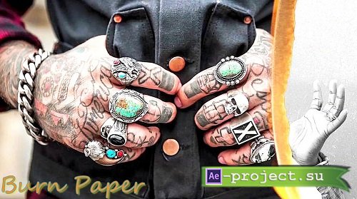 Burn Paper Transition 10389603 - Project for After Effects