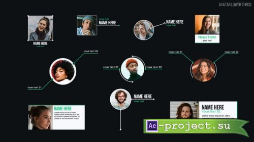 Videohive - Avatar Lower Thirds - 57319822 - Project for After Effects