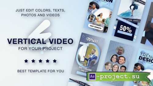 Videohive - Clean Corporate Vertical Promo - Medical Education Sport Reels - 56864635 - Project for After Effects