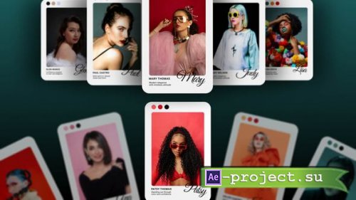 Videohive - Profile Slideshow Cards - 57903773 - Project for After Effects