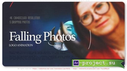 Videohive - Falling Photos Logo Animation - 39462548 - Project for After Effects