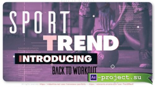 Videohive - Back to Workout - 39462566 - Project for After Effects