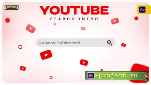 Videohive - Clean Youtube Search Intro - 57842641 - Project for After Effects