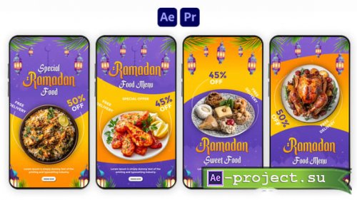 Videohive - Ramadan Food Menu Instagram Story - 57055581 - Project for After Effects