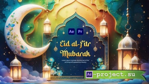 Videohive - Magical Eid Mubarak Intro - 57189814 - Project for After Effects
