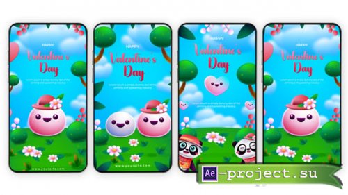 Videohive - Valentines Day Instagram Story - 56664117 - Project for After Effects