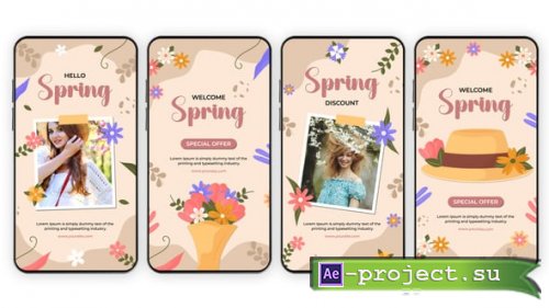 Videohive - Spring Season Sale Instagram Story - 56793637 - Project for After Effects