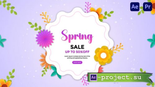 Videohive - Spring Sale Intro - 56812839 - Project for After Effects