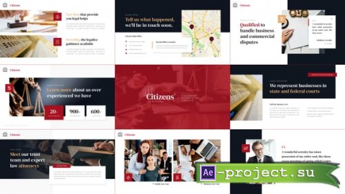 Videohive - Citizen Law & Politics Video Display After Effect Template - 57877560 - Project for After Effects
