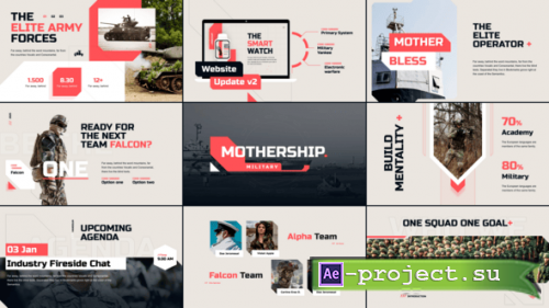 Videohive - Mothership Military Video Display After Effect Template - 57877468 - Project for After Effects