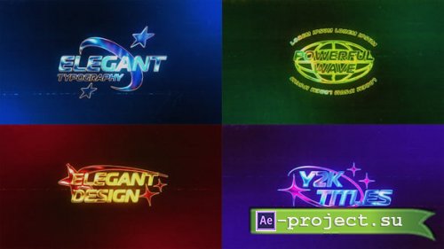 Videohive - Y2K Retro Titles - 57912520 - Project for After Effects
