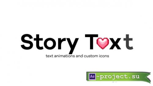 Videohive - Text Story - 57922080 - Project for After Effects