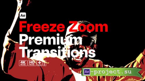 Videohive - Premium Transitions Freeze Zoom - 57923385 - Project for After Effects