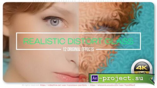 Videohive - Realistic Distortion Glass - Overlays Pack - 57942290 - Project for After Effects