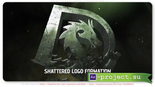 Videohive - Shattered Logo Formation - 57942369 - Project for After Effects