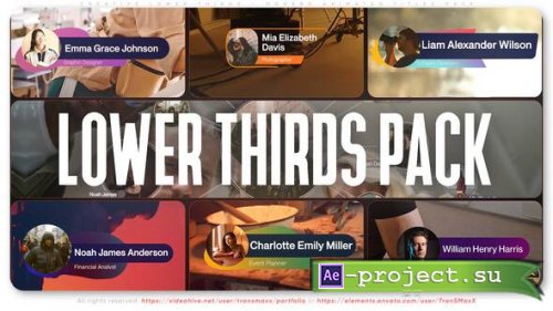 Videohive - Creative Lower Thirds - Modern Animated Titles Pack - 57943205 - Project for After Effects