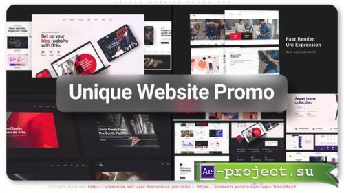 Videohive - Unique Website Promo - 33705871 - Project for After Effects