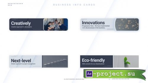 Videohive - Business Info Cards - 57877356 - Project for After Effects