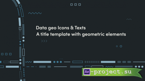 Videohive - Data geo Icons & Texts - 57698122 - Project for After Effects