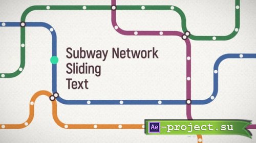 Videohive - Subway Network Sliding Text - 31994832 - Project for After Effects