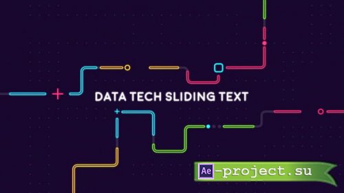 Videohive - Data Tech Sliding Text - 21988895 - Project for After Effects