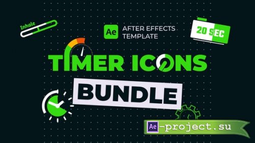 Videohive - Timer Icons - 57942504 - Project for After Effects