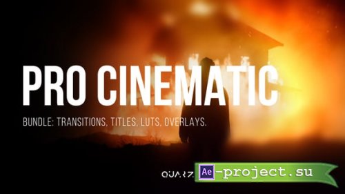 Videohive - Pro Cinematic Bundle for After Effects  Transitions, Titles, LUTs, Overlays - 57926900