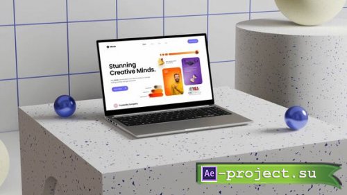 Videohive - Creative laptop mockup - 57717050 - Project for After Effects