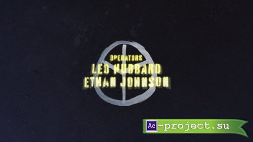 Videohive - Grunge Credits - 57949998 - Project for After Effects