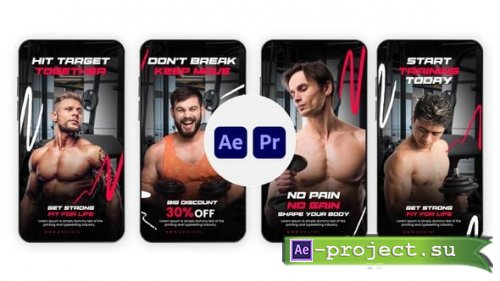 Videohive - Fitness Instagram Story - 57951074 - Project for After Effects