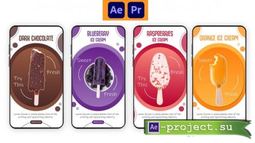 Videohive - Ice-Cream Instagram Story - 57951065 - Project for After Effects