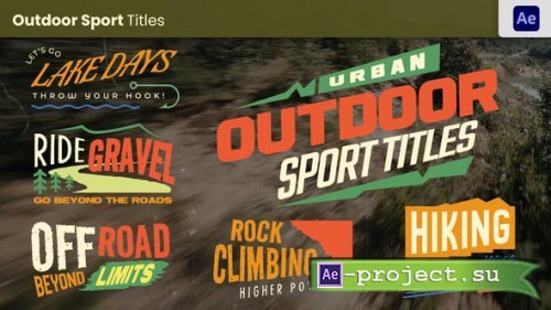 Videohive - Outdoor Sport Titles - 57921944 - Project for After Effects
