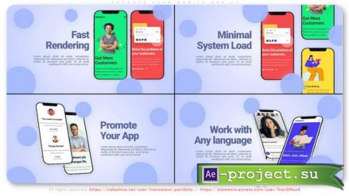 Videohive - Promote Your Mobile App V1 - 31702093 - Project for After Effects