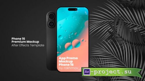 Videohive - App Promo Mockup Phone 16 - 57161615 - Project for After Effects