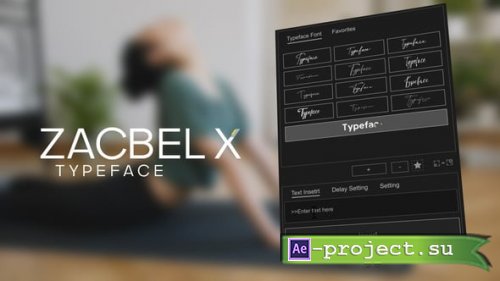 Videohive - Animated Typeface - Zacbel X - 57591077 - Project for After Effects