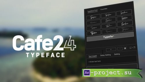 Videohive - Animated Typeface - Oh Square - 57611707 - Project for After Effects