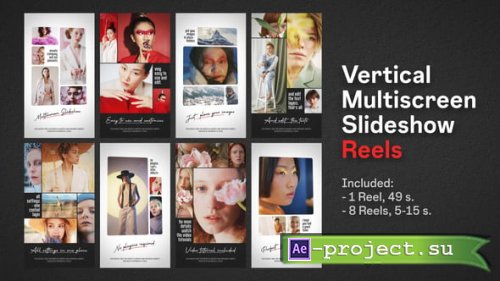 Videohive - Vertical Multiscreen Slideshow Reels - 57972781 - Project for After Effects