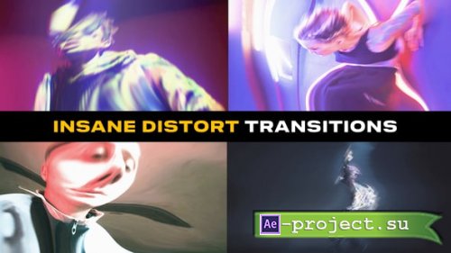 Videohive - Insane Distort Transitions | After Effects - 57973196 - Project for After Effects