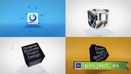 Videohive - Business Cube Unveil - 57973365 - Project for After Effects