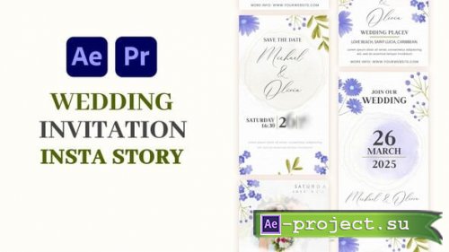 Videohive - Wedding Invitation Instagram Story - 57990036 - Project for After Effects