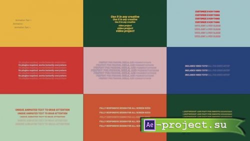 Videohive - Animation Text 1.0  AE - 57975810 - Project for After Effects