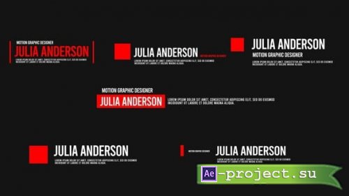 Videohive - Lower Thirds - 57961148 - Project for After Effects