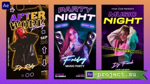 Videohive - Music Party Instagram Reels - 58005249 - Project for After Effects