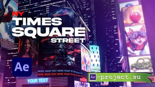 Videohive - NYC Times Square Street Template - 58002282 - Project for After Effects