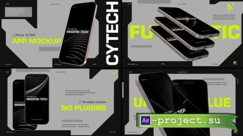 Videohive - Modern App Demo | Phone 16 Pro - 57996586 - Project for After Effects